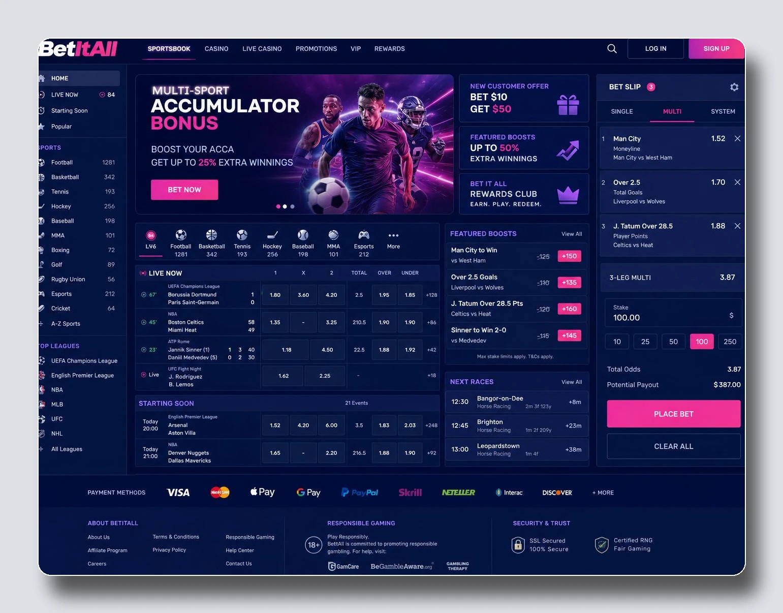 BetItAll — casinos sin licencia Española